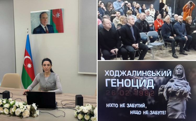 Ombudsman Xocalı soyqırımının ildönümü ilə əlaqədar Ukraynada keçirilmiş anım tədbirində onlayn qaydada iştirak edib 