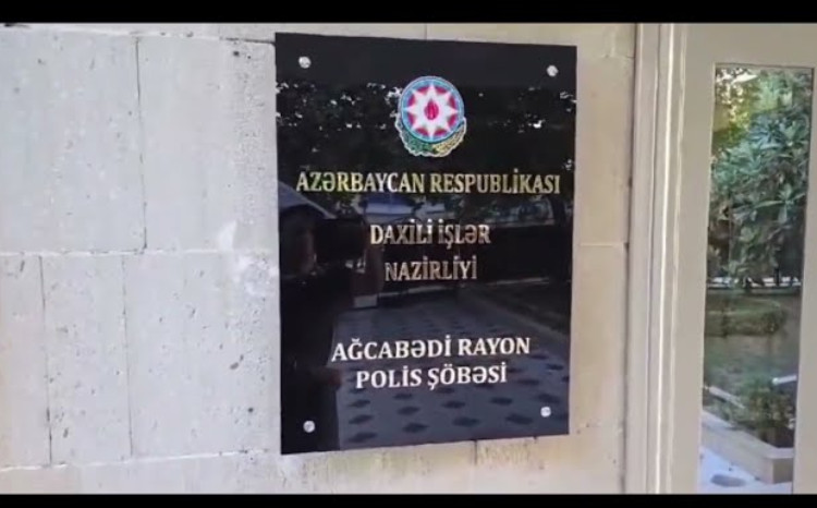 Ağcabədidə mağazalardan silsilə oğurluq edən şəxsi polis saxladı - VİDEO