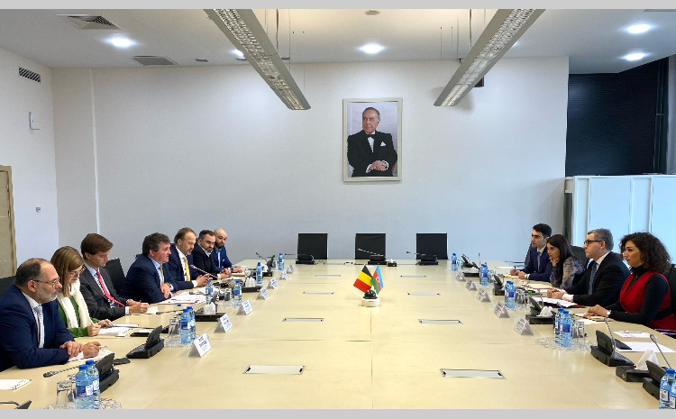 Belçika nümayəndə heyəti ilə görüş keçirilib 