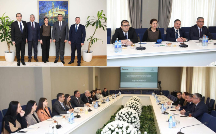 Представители Карабахского университета  посетили Бакинскую высшую школу нефти 