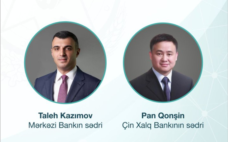 AMB sədri Taleh Kazımov Çin Xalq Bankının sədri ilə görüşüb 