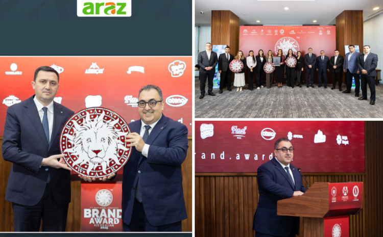 “Araz” supermarketlər şəbəkəsi 7-ci “Brand Award Azerbaijan”ın qalibi olub 