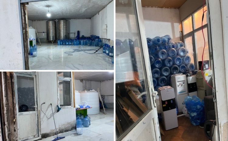 Bakıda su emalı müəssisəsində nöqsanlar aşkarlandı 