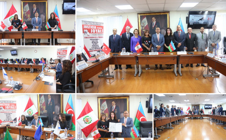 Peru Konqresi Xocalı soyqırımının ildönümü ilə bağlı bəyanat qəbul edib 