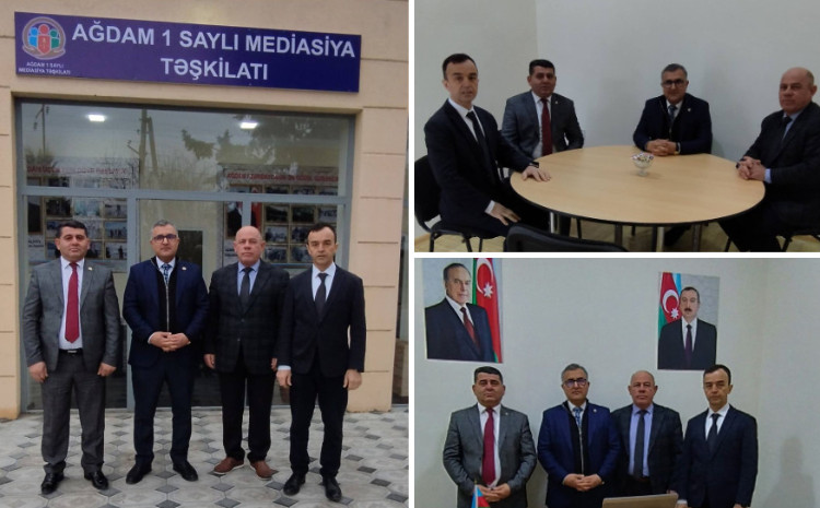 Mediasiya Şurasının rəhbərliyi Ağdam 1 saylı mediasiya təşkilatının fəaliyyəti ilə tanış olub 
