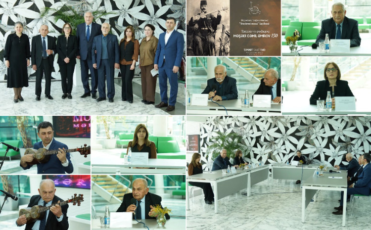 Beynəlxalq Muğam Mərkəzində Məşədi Cəmil Əmirovun 150 illiyinə həsr olunmuş “Dəyirmi masa” keçirildi 