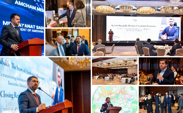 Qarabağ Dirçəliş Fondu və “AmCham Azərbaycan” “Qarabağın dirçəlişi: Azərbaycanın intibah hekayəsi” mövzusunda görüş keçirib 