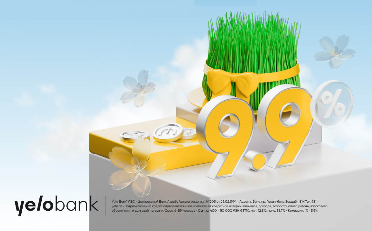 Spring discount on cash loans from Yelo Bank 