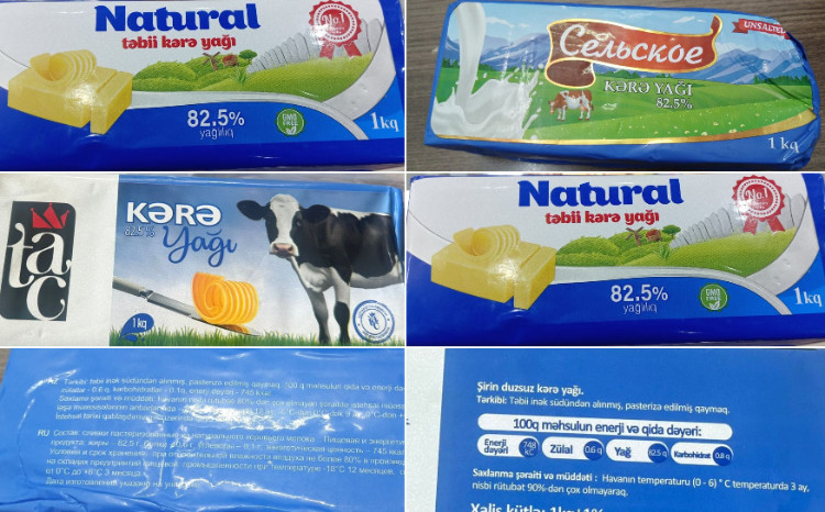 Kərə yağı adı ilə satılan daha 3 yağın tərkibində bitki yağı aşkarlandı 