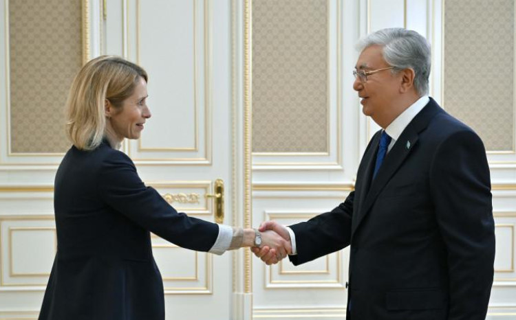 Президент Казахстана Касым-Жомарт Токаев встретился с Верховным представителем ЕС Кайей Каллас 