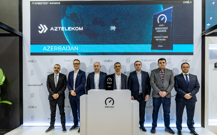 Barselonada keçirilən Mobil Dünya Konqresində “Aztelekom”a “Ən Sürətli Sabit Şəbəkə” mükafatı təqdim edildi 