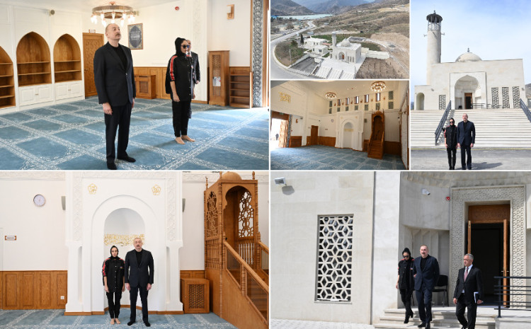 В селе Суговушан Агдеринского района сдана в пользование мечеть 