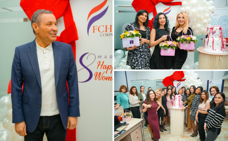 FCHAIN Баку Офис поздравил женщин с Международным женским днем 