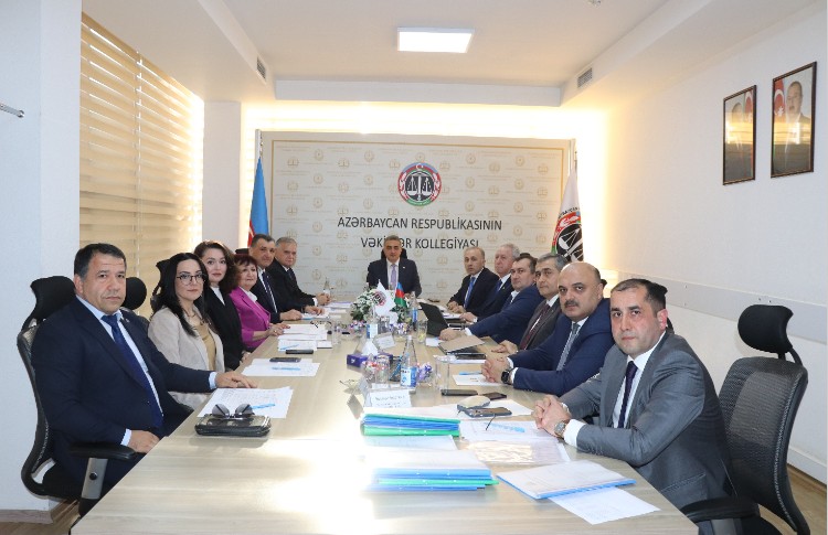 Vəkillər Kollegiyası Rəyasət Heyətinin növbəti iclası keçirilib 