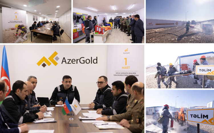 ЗАО “AzerGold” провело в Дашкесане мероприятие, посвященное Всемирному дню гражданской обороны 