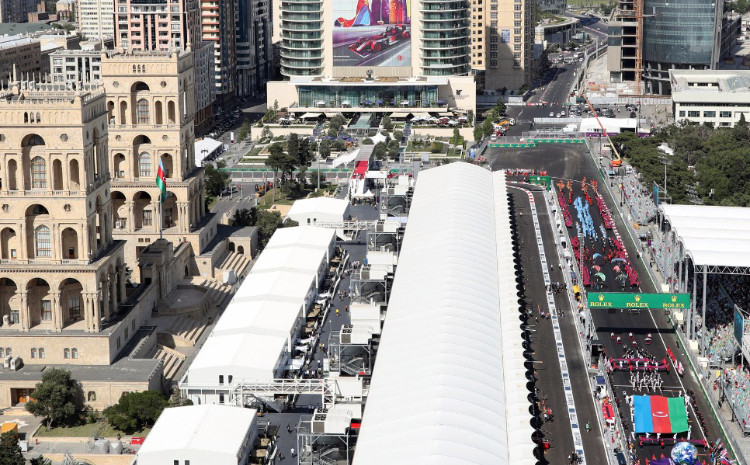 Стартовали работы по строительству паддока для Formula 1 Qatar Airways Гран-при Азербайджана 2025 
