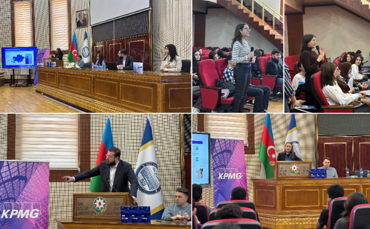 Студентам БГУ рассказали о возможностях трудоустройства в KPMG Azerbaijan 