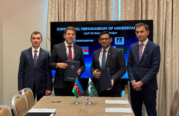 Azərkosmos və Pakistanın “Supernet Limited” şirkəti arasında Kommersiya Anlaşma Memorandumu imzalanıb 