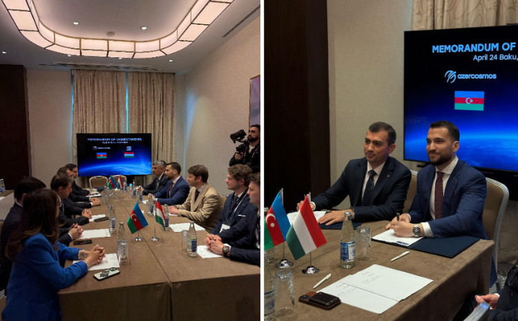 Azərkosmos və Macarıstanın 4iG şirkəti yeni strateji əməkdaşlığa imza atdılar 