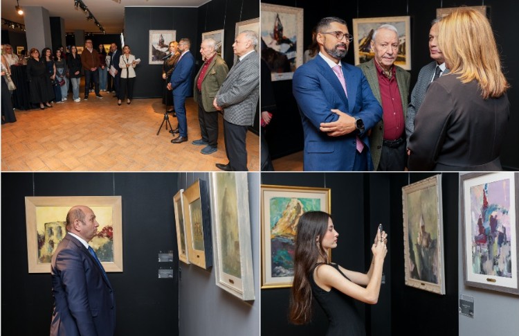 В Баку прошла выставка произведений, созданных в рамках мастер-класса немецкой художницы Инги Шмидт и посвященных Карабаху 