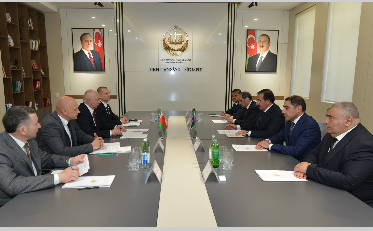 Belarus Daxili İşlər Nazirliyinin Cəzaların İcrası Departamentinin nümayəndə heyəti ölkəmizdə səfərdə edib 