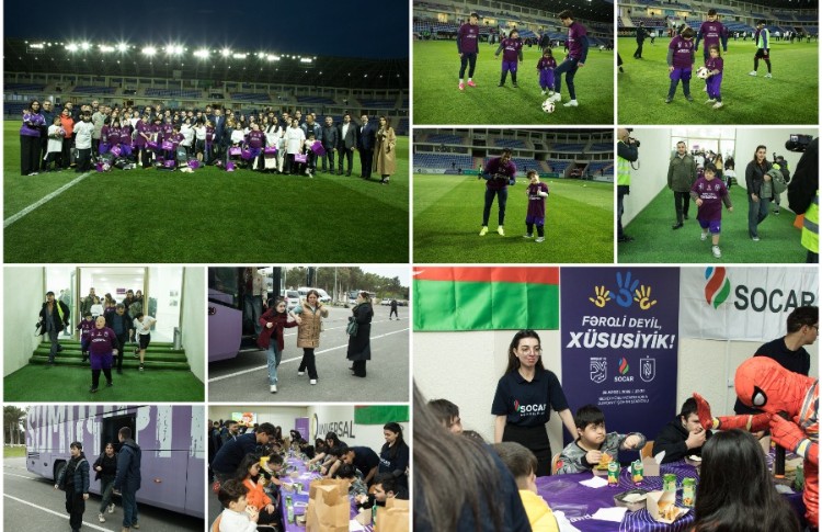 SOCAR-ın “Sosial qayğı proqramı” çərçivəsində daun sindromlu uşaqlar üçün futbol tədbiri təşkil olunub 