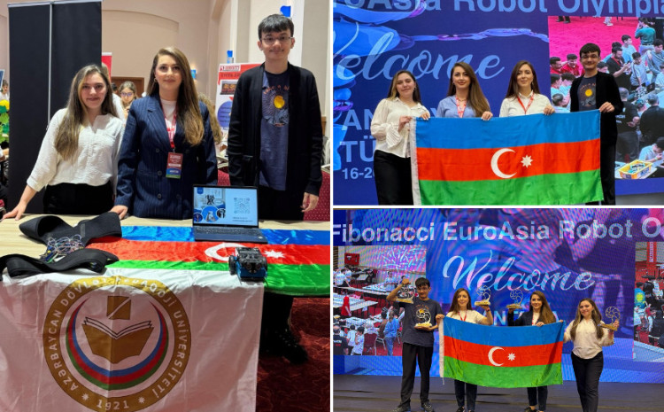 ADPU tələbələri Avrasiya Robot Olimpiadasında qalib olublar 