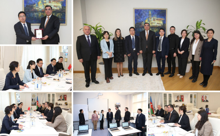 Delegation from China University of Petroleum visits Baku Higher Oil School 