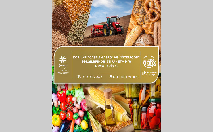 İstehsalçılar üçün fürsət: “Caspian Agro” və “InterFood Azerbaijan” sərgilərində ödənişsiz iştirak imkanı! 