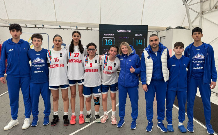 U-15 Gimnaziadada 3x3 basketbol üzrə komandalarımız mərhələ adladı! 