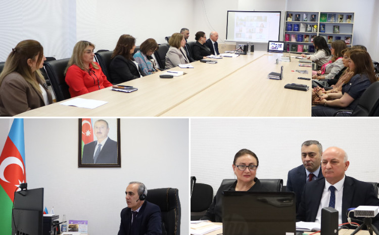 Mərkəzi Elmi Kitabxana ilə Türkiyənin Sinop Universiteti arasında onlayn görüş keçirilib 