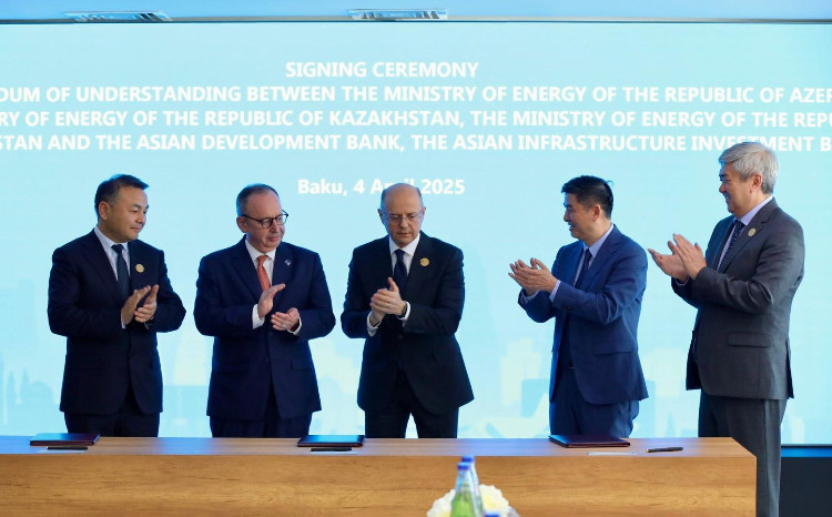 Azərbaycan, Qazaxıstan, Özbəkistan AİB və AİİB ilə “Xəzər Yaşıl Enerji Dəhlizi” üzrə əməkdaşlıq edəcəklər 