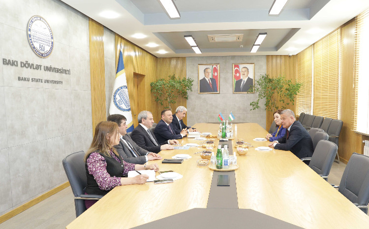 В БГУ прошла встреча с ректором Ташкентского государственного педагогического университета 