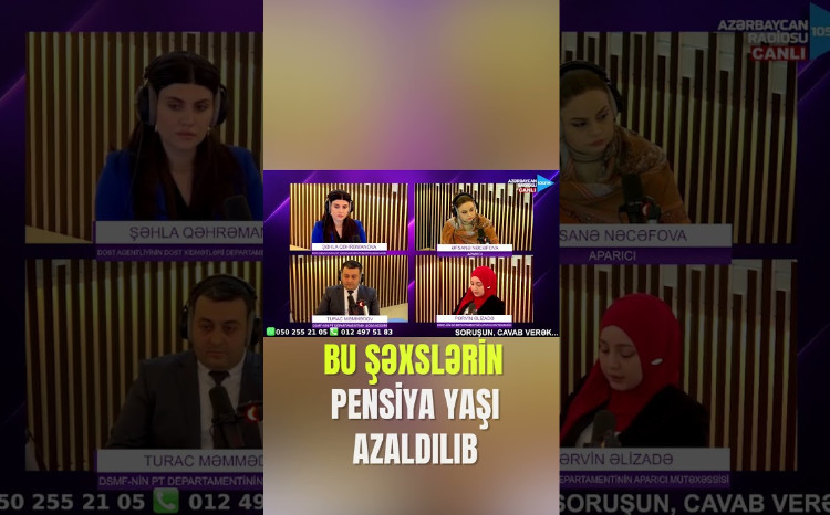 Pensiyaya 5 il tez çıxmaq üçün ya çoxuşaqlı olmalısan, ya da... - VİDEO