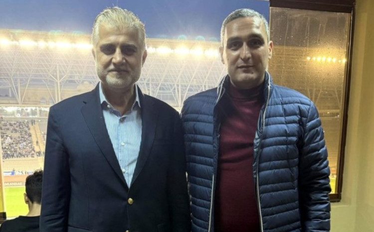 Qarabağ Universitetinin rektoru “Qarabağ”ın qonağı olub 