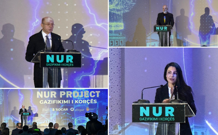 Energetika naziri Albaniyanın Korça şəhərinin qazlaşdırılması layihəsinin təqdimatında iştirak edib 