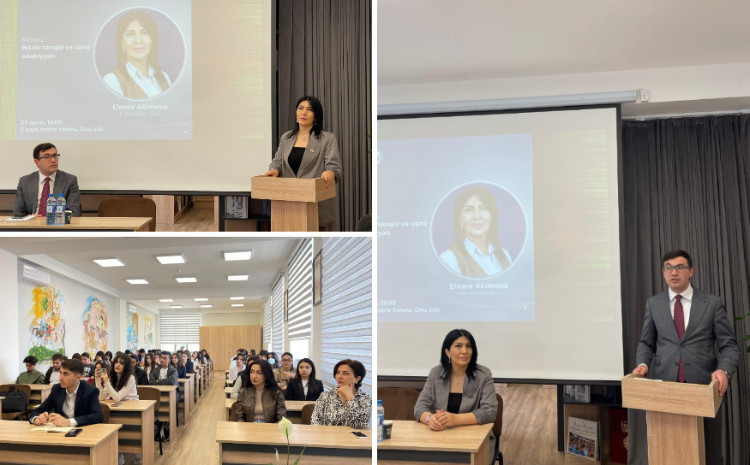 В БГУ прошла встреча с депутатом Милли Меджлиса Эльнарой Акимовой 