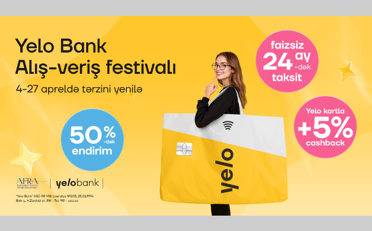 Yelo Bank Shopping Festival starts now! 