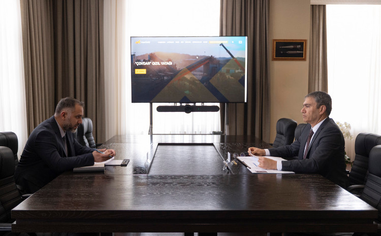 “AzerGold” QSC-nin İdarə Heyətinin sədri 4-cü “Yüksəliş” müsabiqəsinin qalibi ilə görüş keçirib 