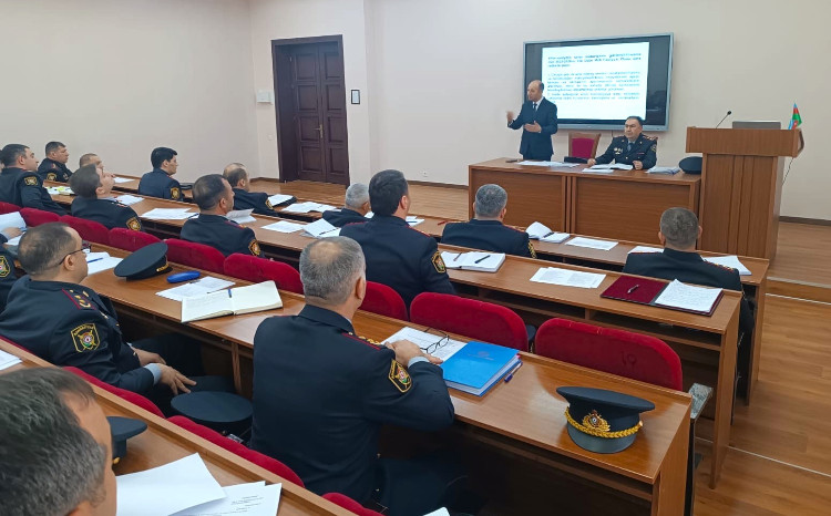 DİN-nin Polis Akademiyasında korrupsiyaya qarşı mübarizə mövzusunda maarifləndirmə tədbiri təşkil olunub 