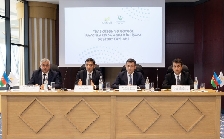 “Daşkəsən və Göygöl rayonlarında aqrar inkişafa dəstək” layihəsinin icrasına başlanılıb 