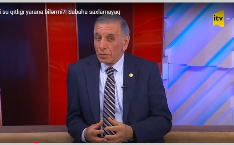 Cİ alimi İTV kanalında içməli su problemlərindən danışıb 