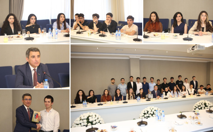 At the initiative of Rector of BHOS Elmar Gasimov, meetings of BHOS students with government officials and famous people continue to be organized 