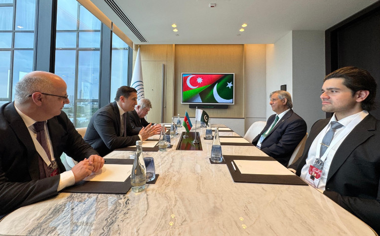 Nazir Fərid Əhmədov Pakistanın hüquq və ədliyyə naziri Azam Nazir Tarar ilə görüşüb 