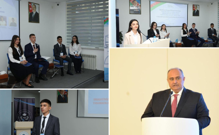 BSU-nun rektorunun təşəbbüsü ilə Naxçıvan məktəblisi elmi seminarda iştirak edib 