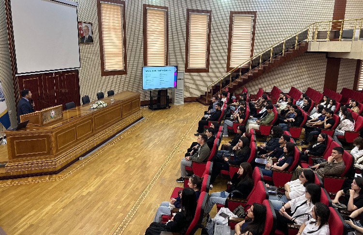 BDU-da “Dayanıqlı İnkişaf Məqsədlərinə tələbə töhfəsi” mövzusunda növbəti təlim 