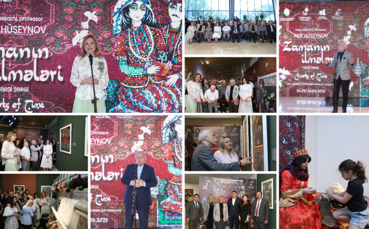 The project Knots of Time was presented at the Azerbaijan National Carpet Museum 