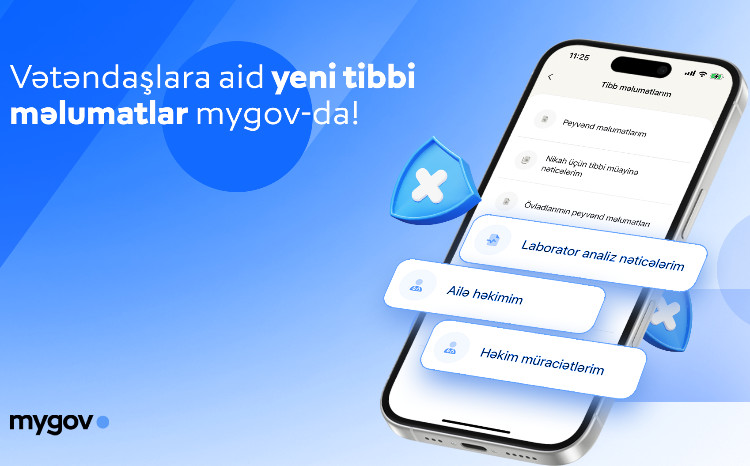 mygov и TƏBİB предоставляют гражданам доступ к новым видам медицинской информации в цифровом формате 