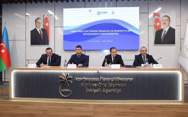 Yaşıl nəqliyyat biznesi ilə bağlı ictimai müzakirə təşkil olunub 