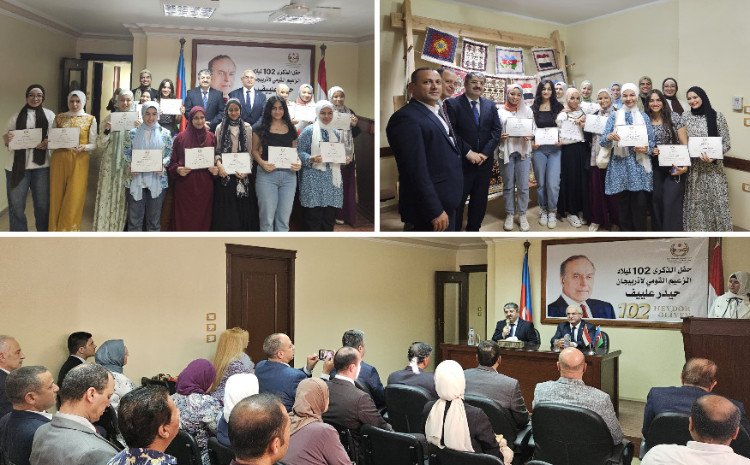 Misirdə Ümummilli Lider Heydər Əliyevə həsr olunmuş tədbir keçirilib 